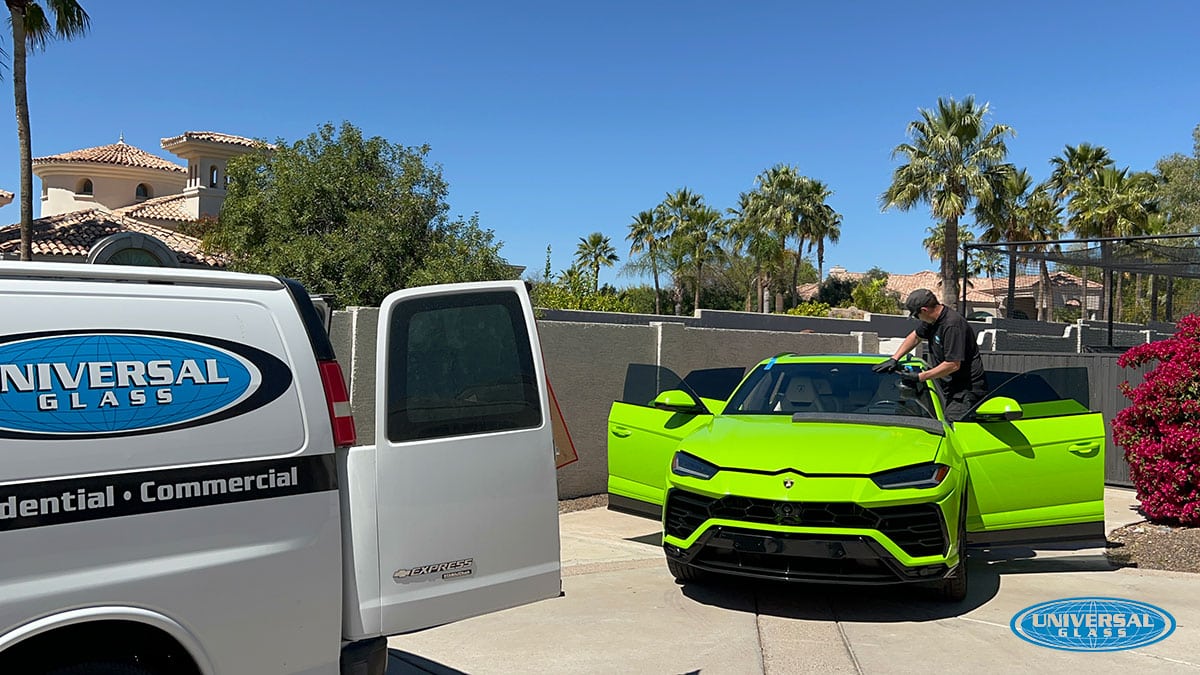 Lamborghini Urus SUV Windshield Replacement Phoenix AZ
